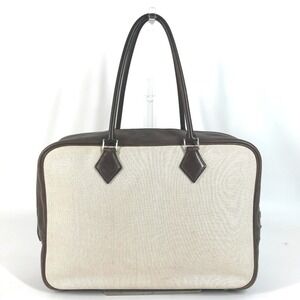 HERMES Plume 32 Tote Bag, Business Handbag, Toile H, Veau Gulliver, Men's and...